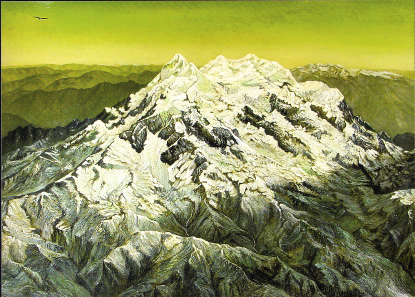 Illimani, pintura de Arturo Borda, 1944